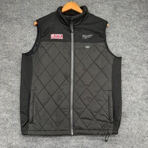 Milwaukee M12 Heated Gear Vest zip Men's size Large Black (NO BATTERY)